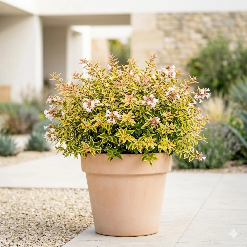 Abelia wielkokwiatowa 'Kaleidoscope' - zdjęcie 2